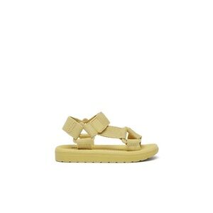 ZARA Yellow Fabric Sandals